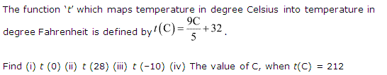 NCERT Solutions for 11th Class Maths: Chapter 2-Relations and Functions Ex. 2.3 Que. 4