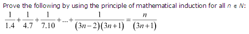 NCERT Solutions for 11th Class Maths: Chapter 4-Principle of Mathematical Induction Ex. 4.1 Que. 16