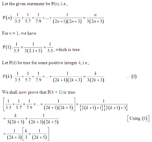 NCERT Solutions for 11th Class Maths: Chapter 4-Principle of Mathematical Induction Ex. 4.1 Que. 17