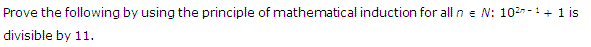 NCERT Solutions for 11th Class Maths: Chapter 4-Principle of Mathematical Induction Ex. 4.1 Que. 19