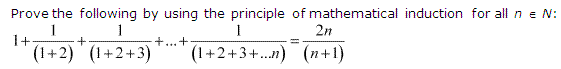 NCERT Solutions for 11th Class Maths: Chapter 4-Principle of Mathematical Induction Ex. 4.1 Que. 3