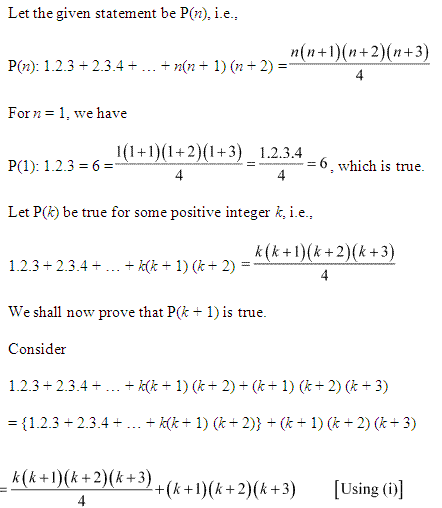 NCERT Solutions for 11th Class Maths: Chapter 4-Principle of Mathematical Induction Ex. 4.1 Que. 4