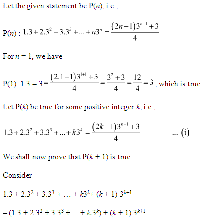 NCERT Solutions for 11th Class Maths: Chapter 4-Principle of Mathematical Induction Ex. 4.1 Que. 5