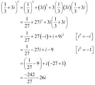 NCERT Solutions for 11th Class Maths: Chapter 5-Complex Numbers and Quadratic Equations Ex.5.1 que. 9