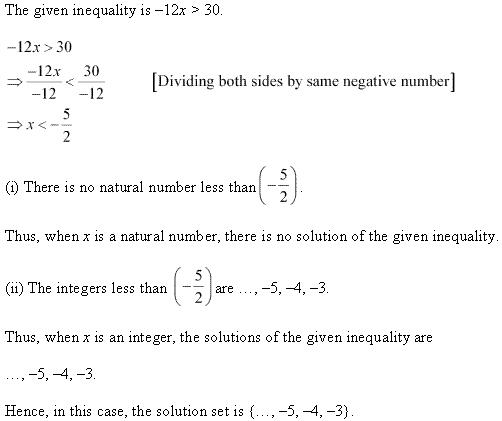 NCERT Solutions for 11th Class Maths: Chapter 6-Linear Inequalities Ex. 6.1 que. 2
