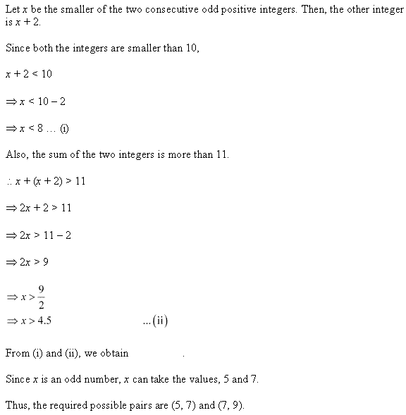 NCERT Solutions for 11th Class Maths: Chapter 6-Linear Inequalities Ex. 6.1 que. 23