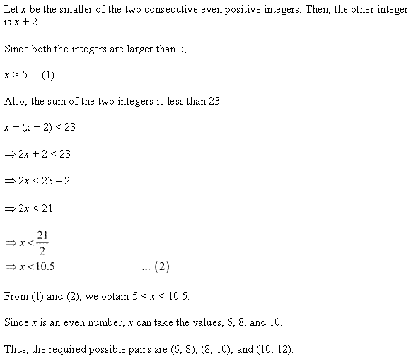 NCERT Solutions for 11th Class Maths: Chapter 6-Linear Inequalities Ex. 6.1 que. 24