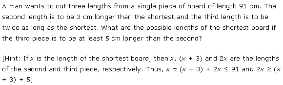 NCERT Solutions for 11th Class Maths: Chapter 6-Linear Inequalities Ex. 6.1 que. 26