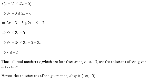 NCERT Solutions for 11th Class Maths: Chapter 6-Linear Inequalities Ex. 6.1 que. 7
