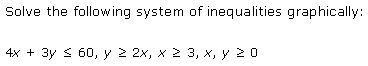 NCERT Solutions for 11th Class Maths: Chapter 6-Linear Inequalities Ex. 6.3 que. 13