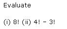NCERT Solutions for 11th Class Maths: Chapter 7-Permutation and Combinations Ex. 7.2 Que. 1