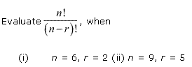 NCERT Solutions for 11th Class Maths: Chapter 7-Permutation and Combinations Ex. 7.2 Que. 5