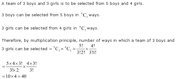 NCERT Solutions for 11th Class Maths: Chapter 7-Permutation and Combinations Ex. 7.4 Que. 4