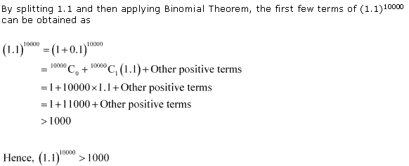 NCERT Solutions for 11th Class Maths: Chapter 8-Binomial Theorem Ex. Que. 10