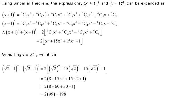 NCERT Solutions for 11th Class Maths: Chapter 8-Binomial Theorem Ex. Que. 12