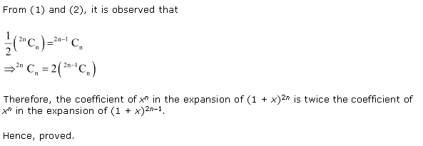 NCERT Solutions for 11th Class Maths: Chapter 8-Binomial Theorem Ex. 8.2 Que. 11