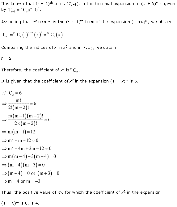 NCERT Solutions for 11th Class Maths: Chapter 8-Binomial Theorem Ex. 8.2 Que. 12