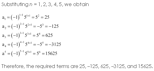 NCERT Solutions for 11th Class Maths: Chapter 9-Sequences and Series Ex. 9.1 Que. 5