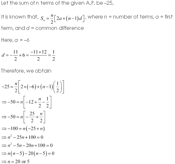 NCERT Solutions for 11th Class Maths: Chapter 9-Sequences and Series Ex. 9.2 Que. 4