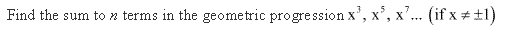 NCERT Solutions for 11th Class Maths: Chapter 9-Sequences and Series Ex. 9.3 Que. 10