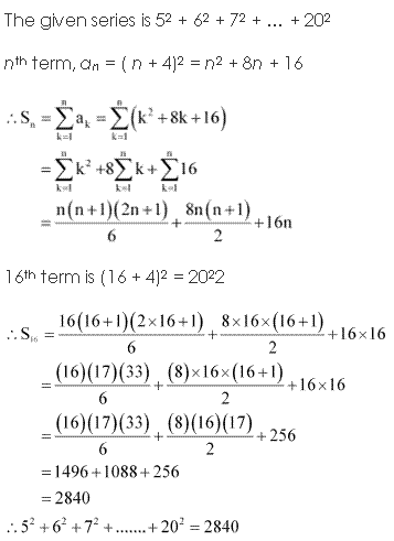 NCERT Solutions for 11th Class Maths: Chapter 9-Sequences and Series Ex. 9.4 Que. 4