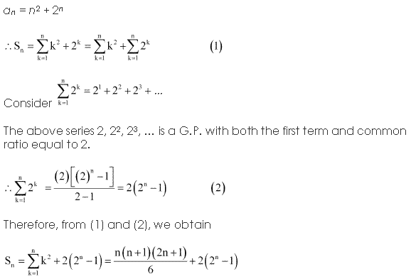 NCERT Solutions for 11th Class Maths: Chapter 9-Sequences and Series Ex. 9.4 Que. 8