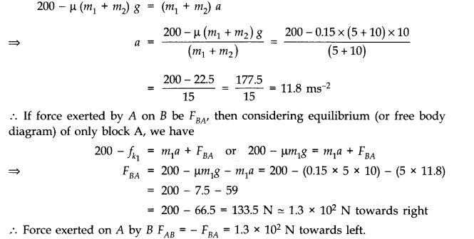 NCERT Solutions for 11th Class Physics: Chapter 5-Laws Of Motion Que. 5.34