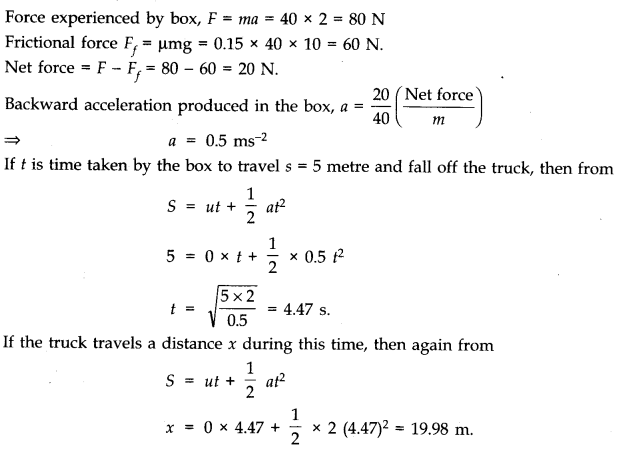 NCERT Solutions for 11th Class Physics: Chapter 5-Laws Of Motion Que. 5.36