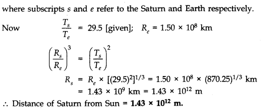 NCERT Solutions for 11th Class Physics: Chapter 8-Gravitation Ex. 8.14