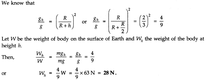 NCERT Solutions for 11th Class Physics: Chapter 8-Gravitation Ex. 8.15