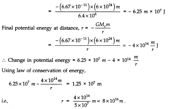NCERT Solutions for 11th Class Physics: Chapter 8-Gravitation Ex. 8.17