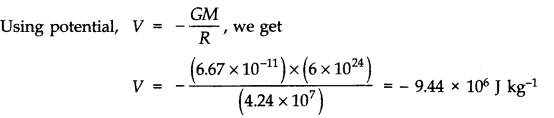 NCERT Solutions for 11th Class Physics: Chapter 8-Gravitation Ex. 8.22