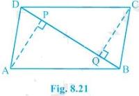 NCERT Solutions for 9th Class Maths : Chapter 8 Quadrilaterals Ex. 8.1 Que. 10