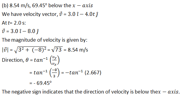 NCERT Solutions for 11th Class Physics:Chapter 4-Motion In A Plane Que. 4.20