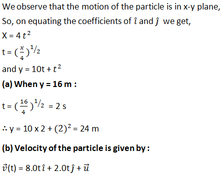 NCERT Solutions for 11th Class Physics:Chapter 4-Motion In A Plane Que. 4.21