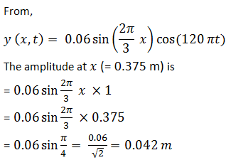NCERT Solutions for 11th Class Physics: Chapter 15-Waves Ex. 15.12