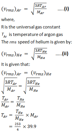 NCERT Solutions for 11th Class Physics: Chapter 13-Kinetic Theory Ex. 13.9