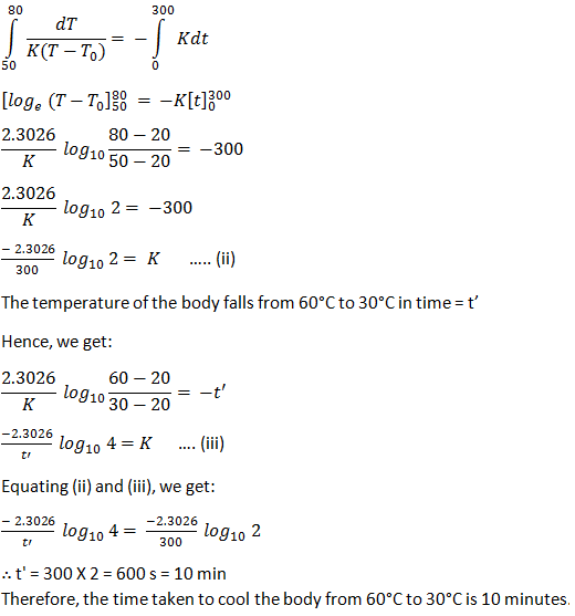 NCERT Solutions for 11th Class Physics: Chapter 11-Thermal Properties of Matter Ex. 11.22