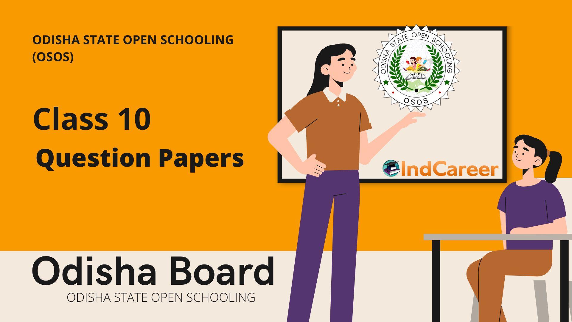Odisha 10th Open School Papers