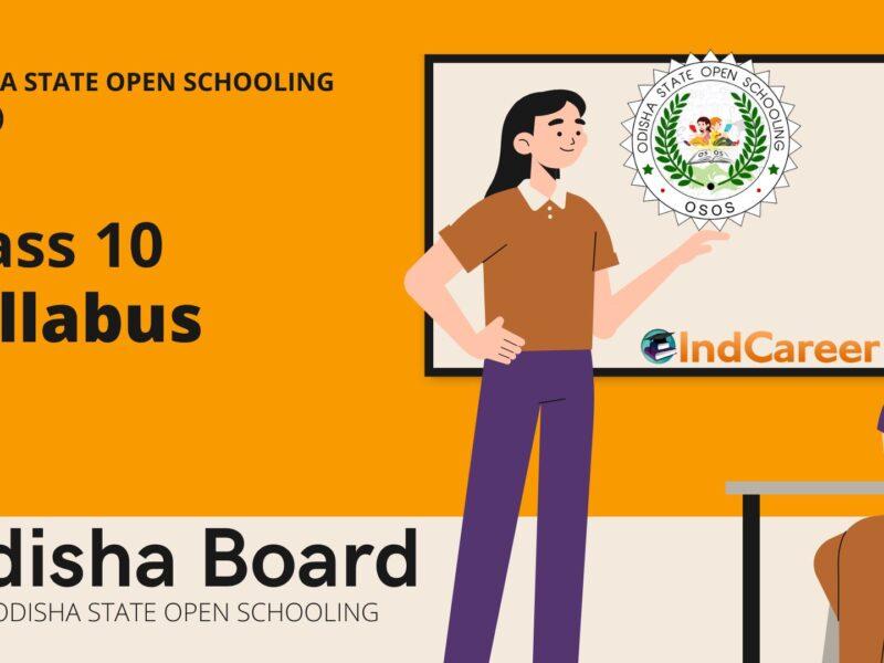 Odisha 10th Open School Syllabus