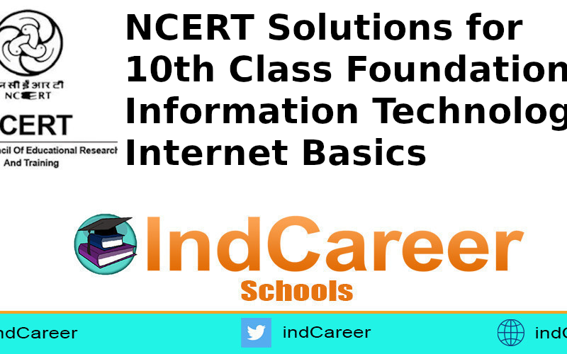 NCERT Solutions for 10th Class Foundation of Information Technology – Internet Basics