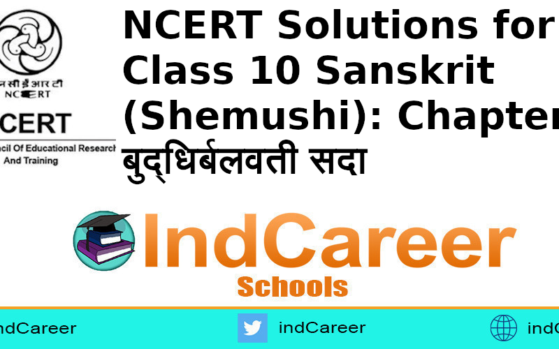NCERT Solutions for Class 10 Sanskrit (Shemushi): Chapter 2- बुद्धिर्बलवती सदा
