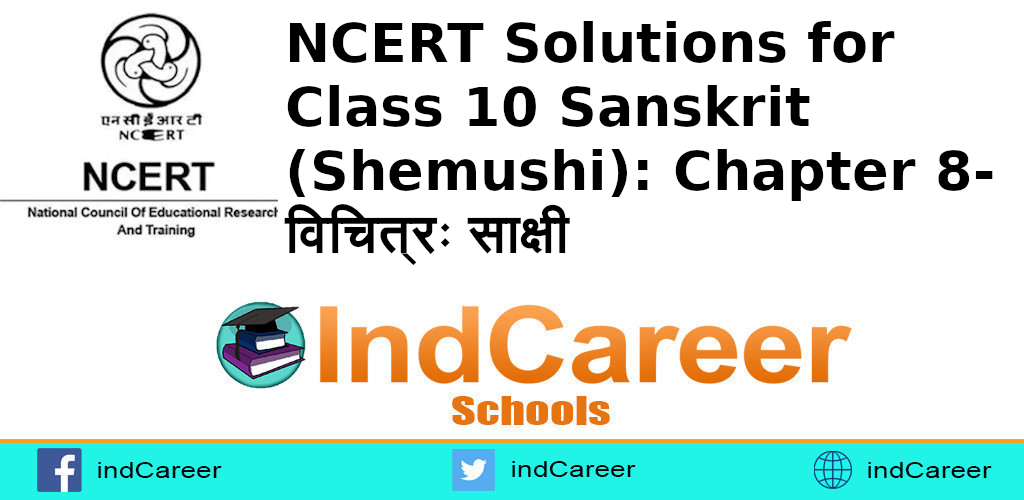 NCERT Solutions for Class 10 Sanskrit (Shemushi): Chapter 8-विचित्रः साक्षी