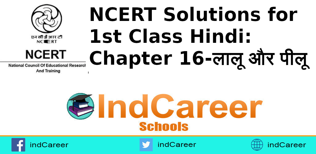 NCERT Solutions for Class 1st Hindi: Chapter 16-लालू और पीलू