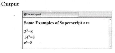 NCERT Solutions for 10th Class Foundation of Information Technology – Inserting Images and Links in HTML