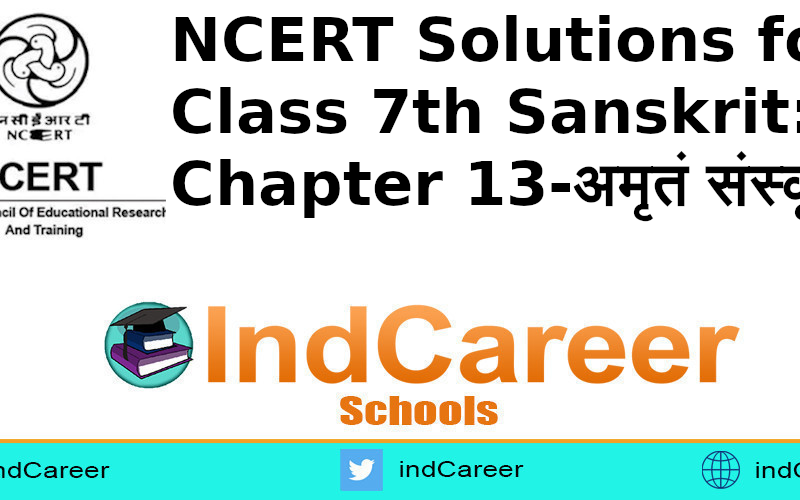 NCERT Solutions for Class 7th Sanskrit: Chapter 13-अमृतं संस्कृतम्
