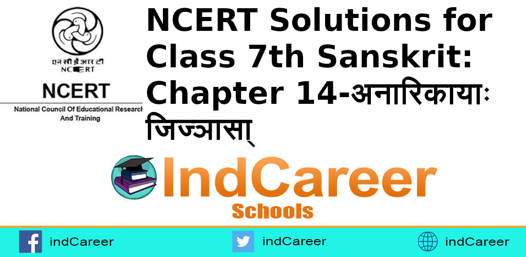 NCERT Solutions for Class 7th Sanskrit: Chapter 14-अनारिकायाः जिज्ञासा्