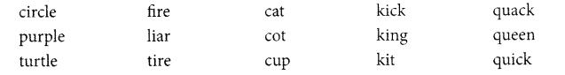 NCERT Solutions for English (Poem): Chapter 9-A Little Turtle
Say aloud
