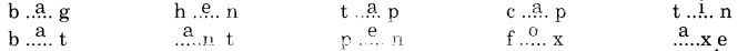 NCERT Solutions for  English (Poem): Chapter 3-One Little Kitten
Look and Read
Question 2