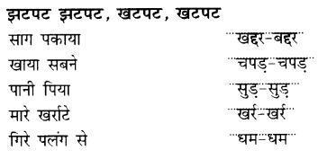 NCERT Solutions for  Hindi: Chapter 13-बंदर गया खेत में भाग
प्रश्न 1